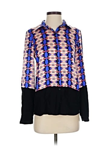 Twelfth Street by Cynthia Vincent Long Sleeve Silk Top (view 1)