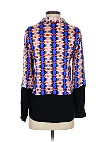 Twelfth Street by Cynthia Vincent Long Sleeve Silk Top (view 2)