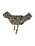 PrettyLittleThing Animal Print Gold Tan Swimsuit Top Size 4 - photo 1