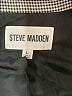 Steve Madden 100% Polyester Houndstooth Gray Coat Size L - photo 6