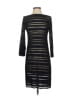 Calvin Rucker 100% Elastane Stripes Black Cocktail Dress Size S - photo 1