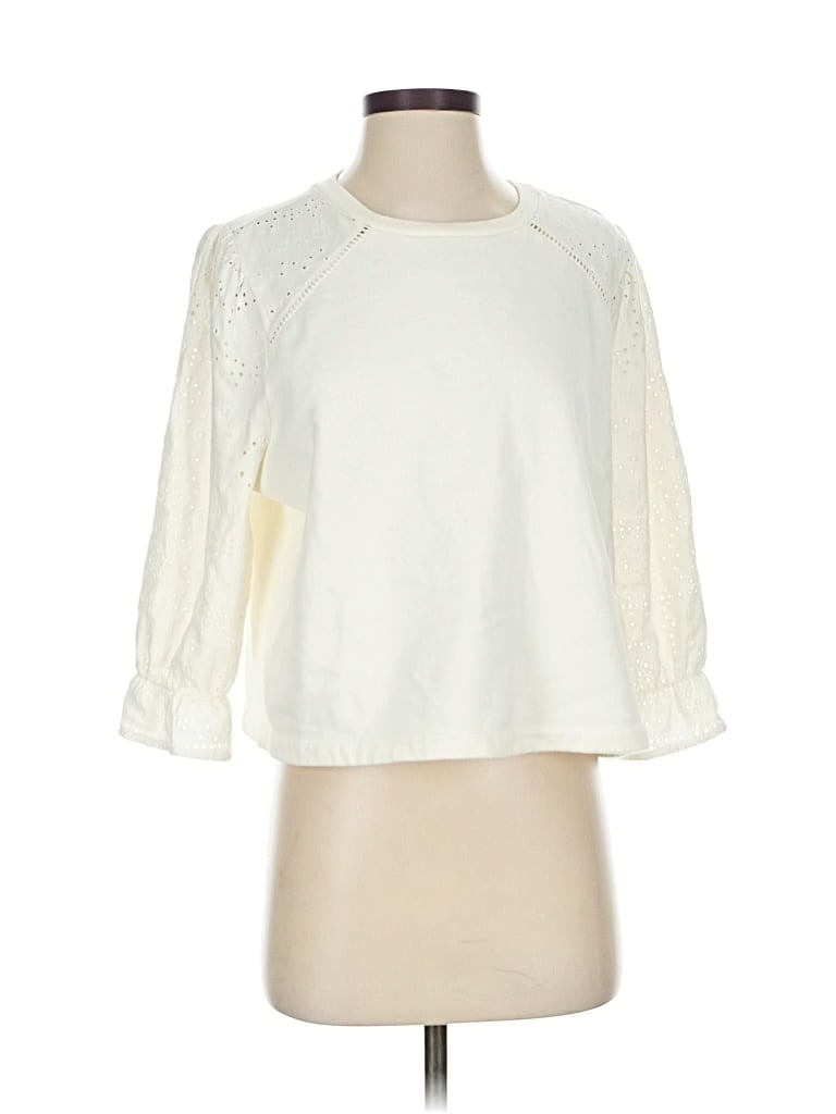 Pre-owned Ba&sh Sweatshirt In White