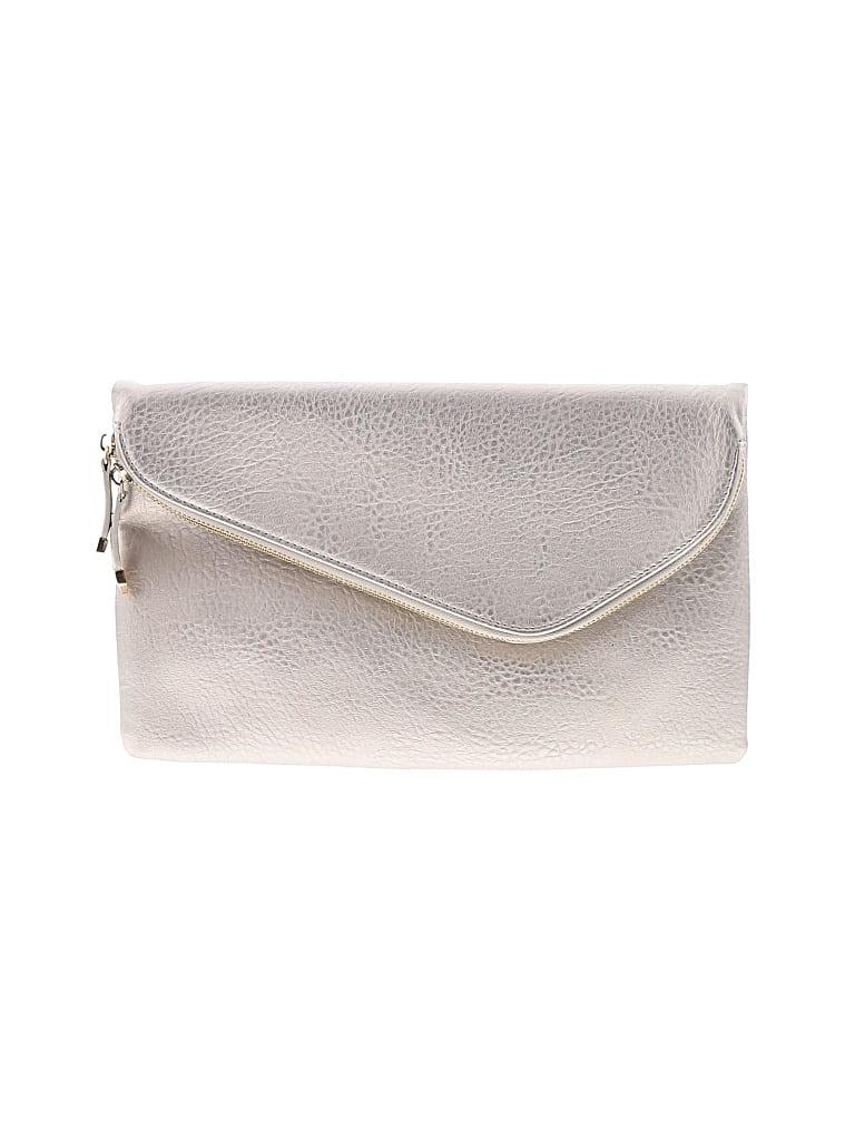 Click to view more detailed imagery on our partner's website Pre-owned Urban Expressions Leather Clutch In Gray