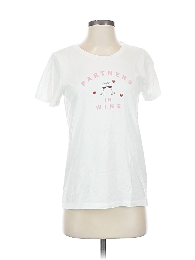 Pre-owned J.crew Factory Store Short Sleeve T-shirt In White