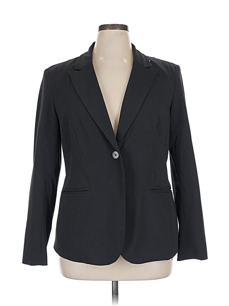 Pre-owned Liz Claiborne Blazer Jacket In Gray