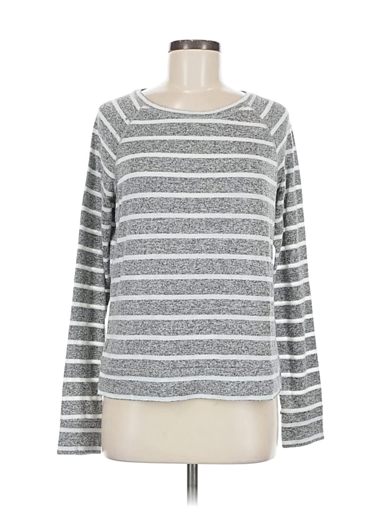 MARKET & SPRUCE Pre-owned Pullover Sweater In Silver