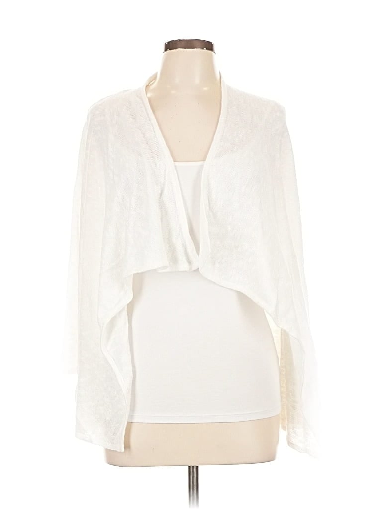 Click to view more detailed imagery on our partner's website Pre-owned Chico's Cardigan Sweater In White