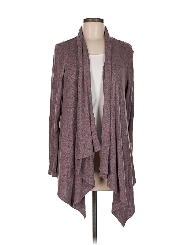 Pre-owned B Collection By Bobeau Cardigan Sweater In Purple