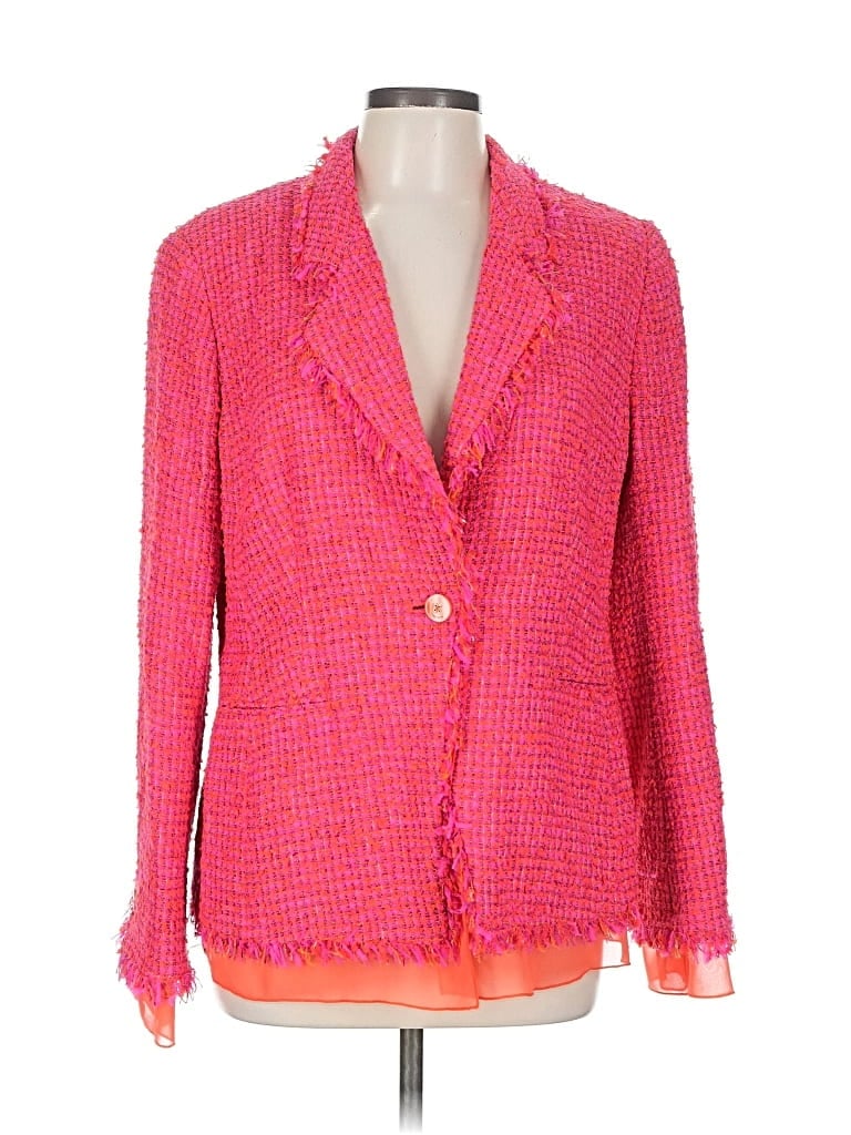 Pre-owned Rena Lange Blazer Jacket In Pink