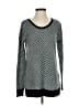 BB Dakota Chevron-herringbone Gray Pullover Sweater Size S - photo 1