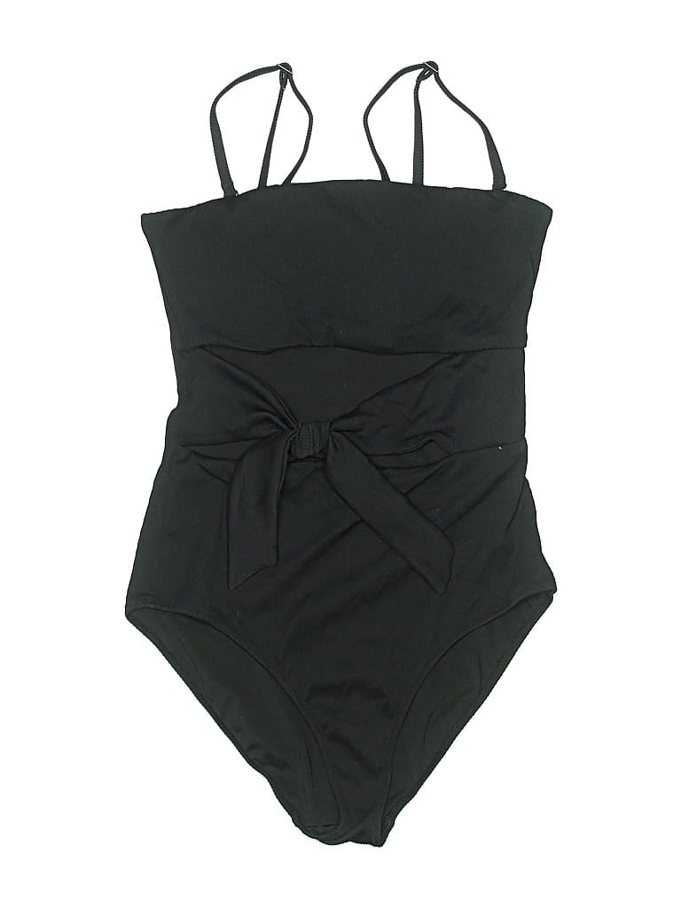 AERIE Pre-owned One Piece Swimsuit In Black