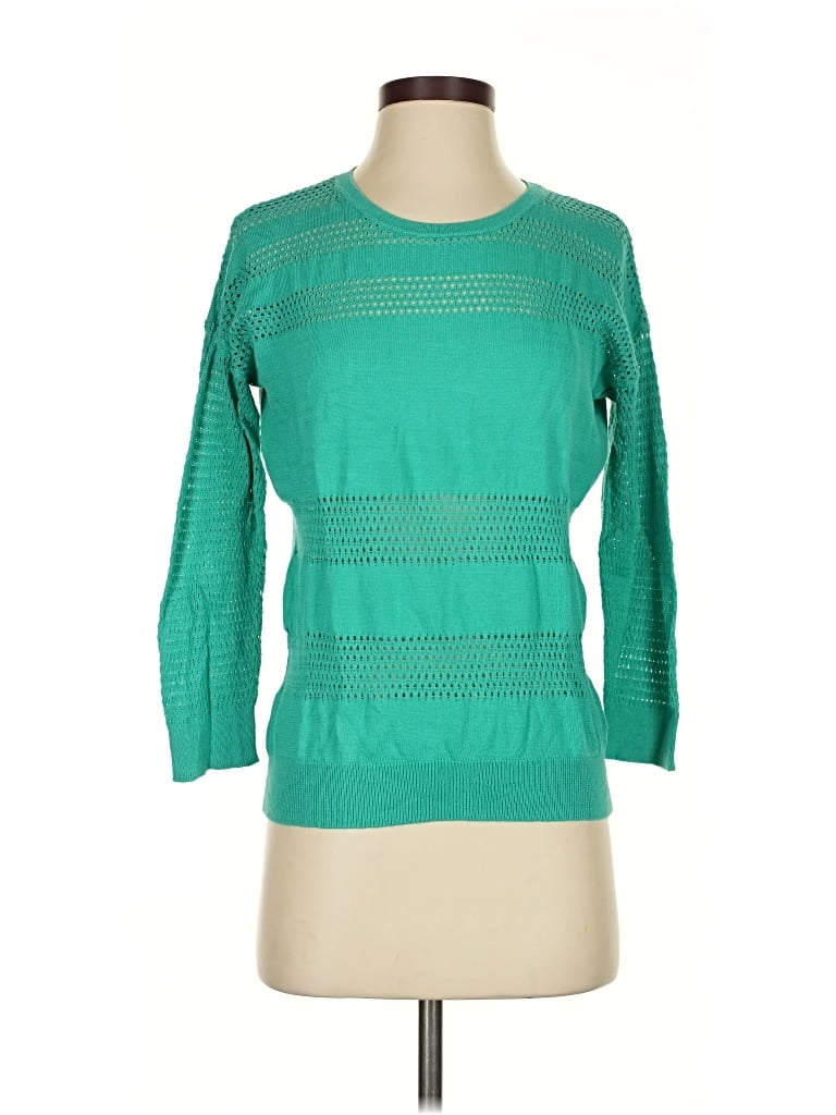 COTTON BY AUTUMN CASHMERE Pre-owned Pullover Sweater In Green