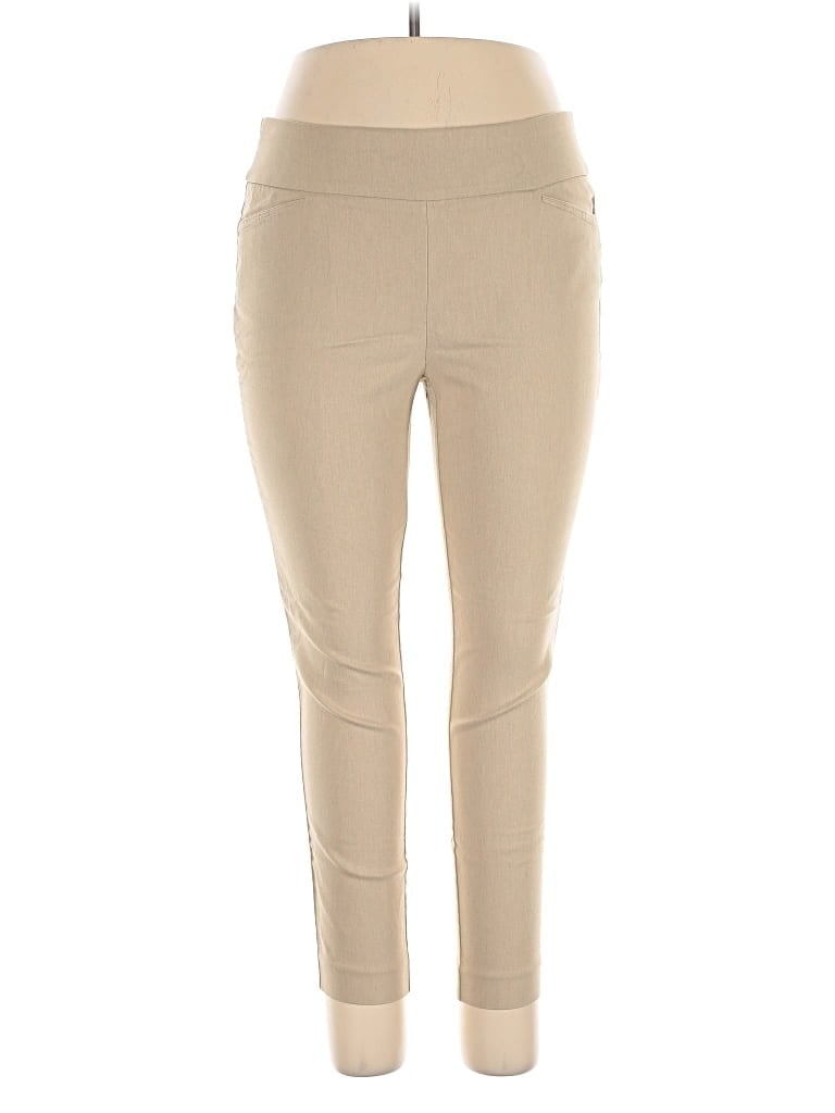 Pre-owned Van Heusen Active Pants In Brown