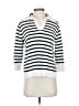 CAbi Stripes White Pullover Sweater Size XS - photo 1