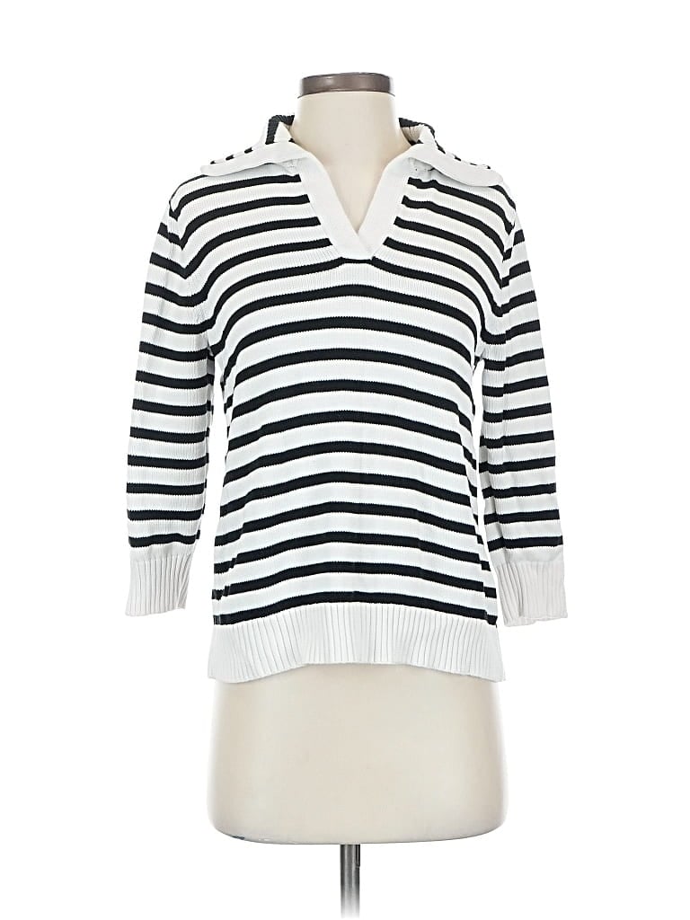 CABI Pre-owned Pullover Sweater In White