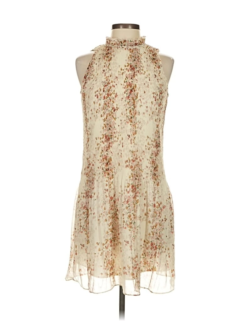 Pre-owned Maison D' Amelie Cocktail Dress In White