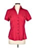 Dots Red Short Sleeve Blouse Size XL - photo 1