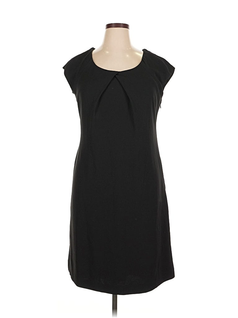 Pre-owned Talbots Casual Dress In Black