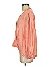 Chloe Oliver 100% Polyester Orange 3/4 Sleeve Blouse Size S - photo 5