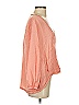Chloe Oliver 100% Polyester Orange 3/4 Sleeve Blouse Size S - photo 4