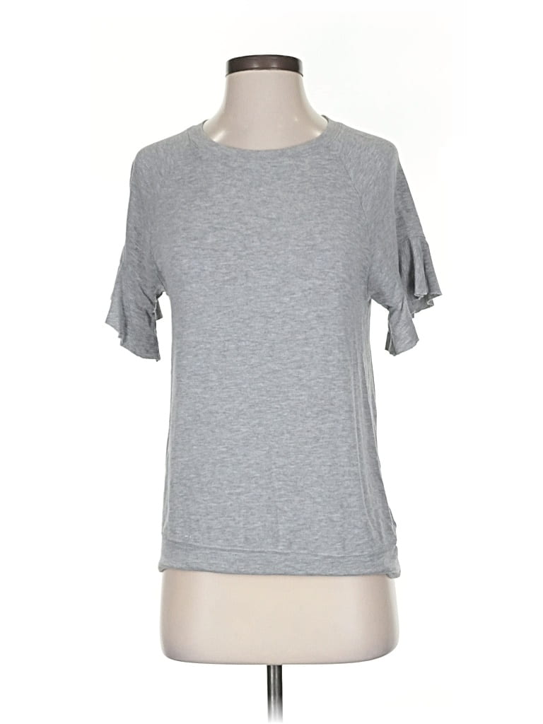 Pre-owned Michael Stars Short Sleeve T-shirt In Gray