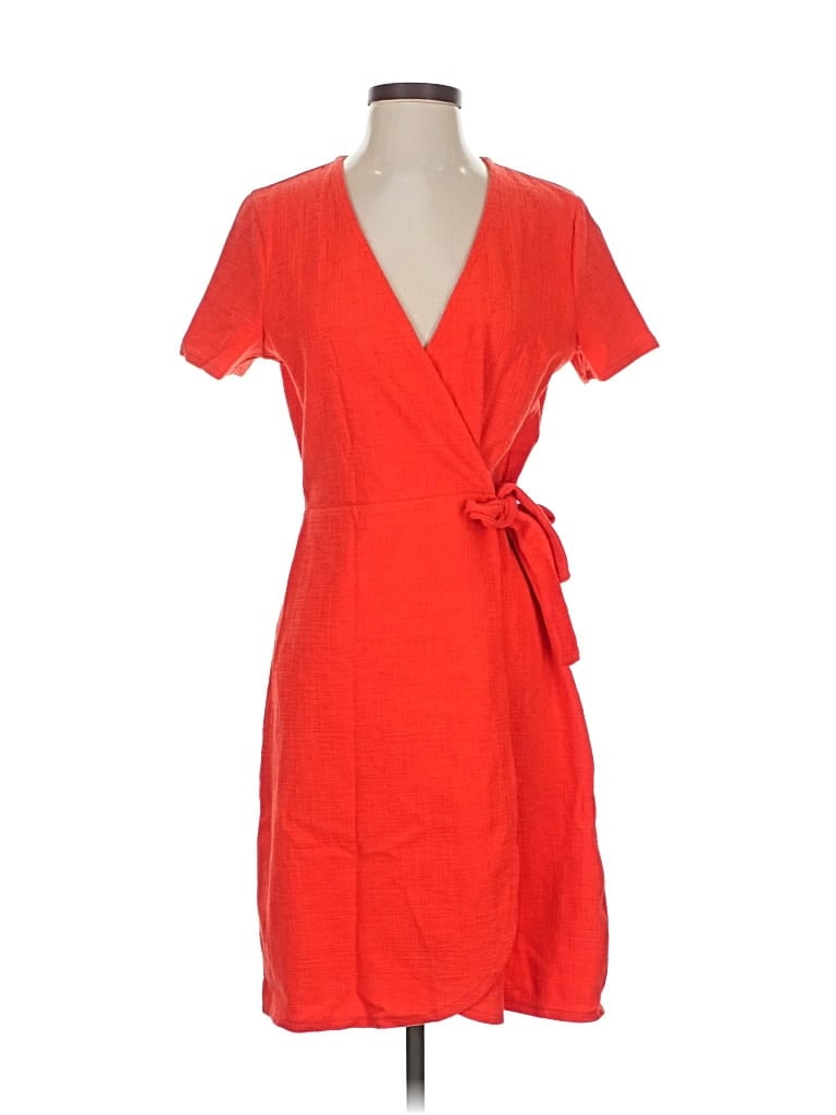 Pre-owned J.crew Factory Store Casual Dress In Orange