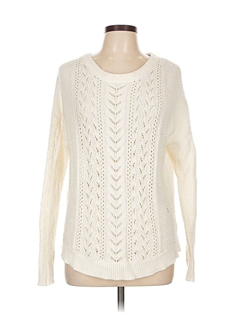 Pre-owned Old Navy Pullover Sweater In White