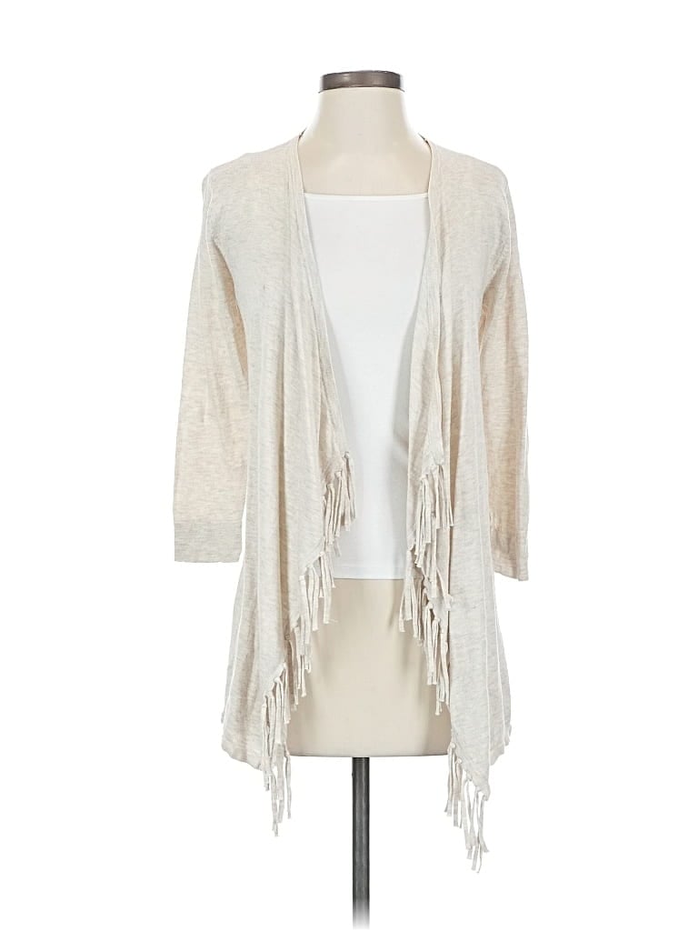 Pre-owned The Limited Cardigan Sweater In White