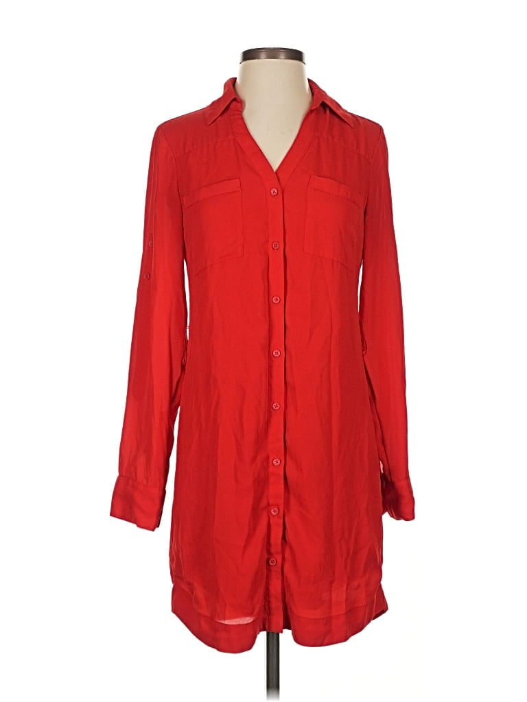 Pre-owned Express Casual Dress In Red