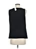 Ann Taylor 100% Polyester Silver Sleeveless Blouse Size 8 - photo 2