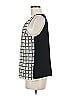 Ann Taylor 100% Polyester Silver Sleeveless Blouse Size 8 - photo 5