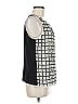 Ann Taylor 100% Polyester Silver Sleeveless Blouse Size 8 - photo 4