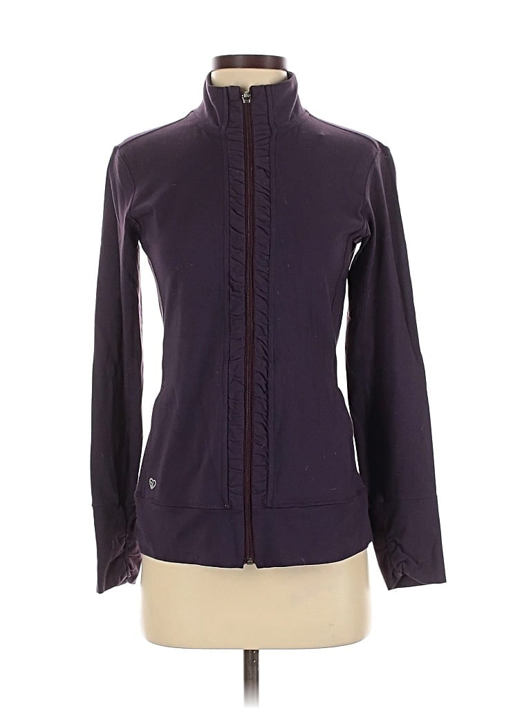 Pre-owned Straight Down Track Jacket In Purple