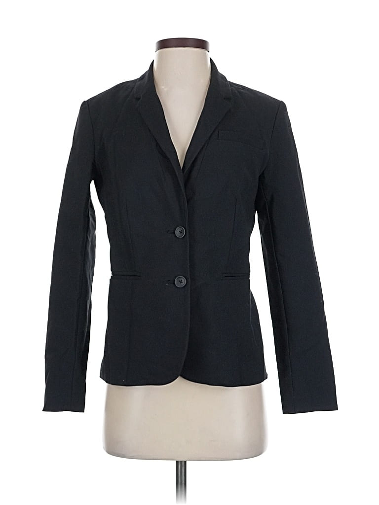 Pre-owned Banana Republic Factory Store Blazer Jacket In Black