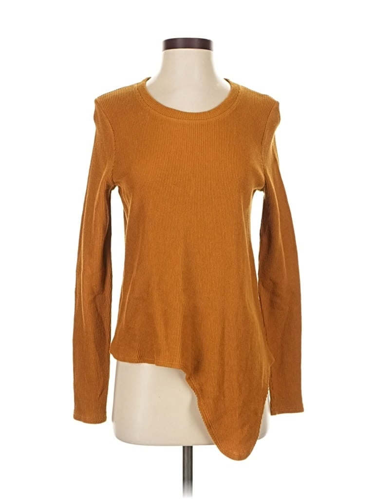 Pre-owned Texture & Thread Madewell Pullover Sweater In Brown