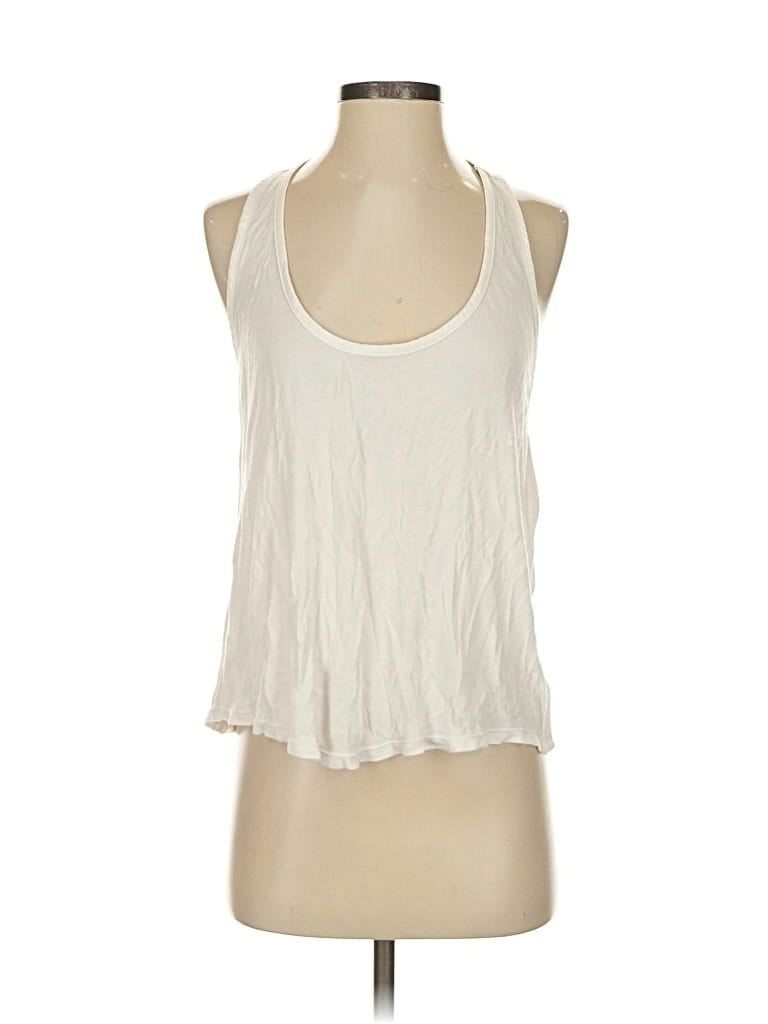 Pre-owned Intimately By Free People Tank Top Ivory Halter Neckline Tops In White