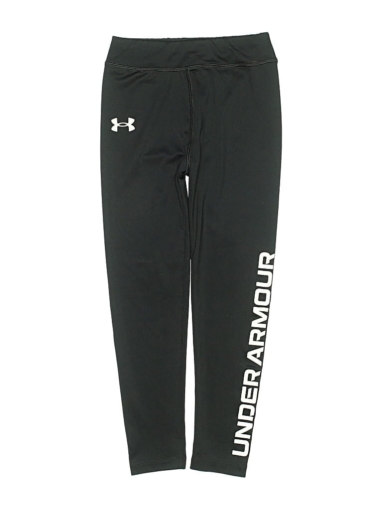 Pre-owned Under Armour Kids' Track Pants In Black
