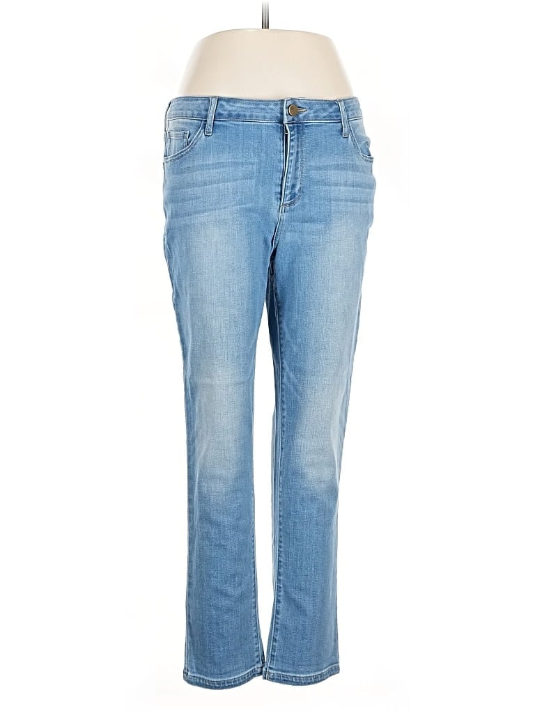 Pre-owned Logo By Lori Goldstein Jeans In Blue