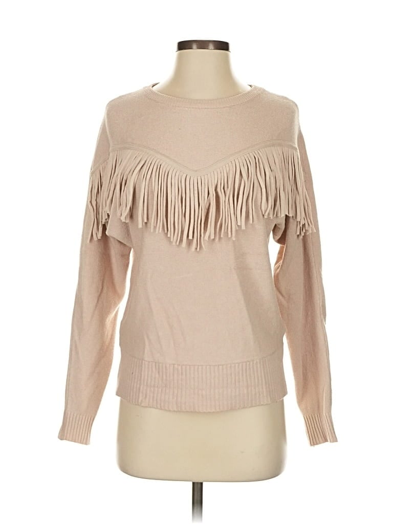 Pre-owned Chelsea & Theodore Pullover Sweater In Brown