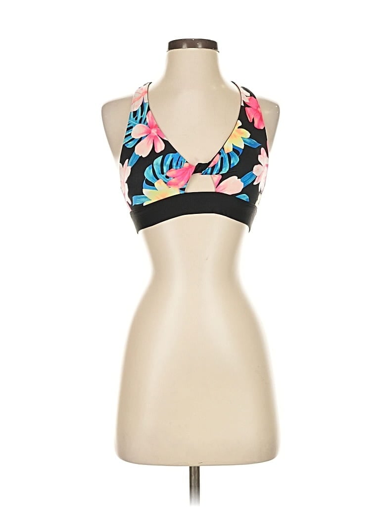 Pre-owned Victoria's Secret Pink Tank Top Black Halter Neckline Tops