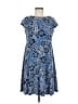 Studio One Paisley Blue Casual Dress Size 8 (petite) - photo 1
