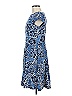 Studio One Paisley Blue Casual Dress Size 8 (petite) - photo 5