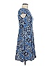 Studio One Paisley Blue Casual Dress Size 8 (petite) - photo 4