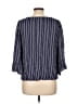 Drew 100% Rayon Blue 3/4 Sleeve Blouse Size L - photo 2