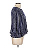Drew 100% Rayon Blue 3/4 Sleeve Blouse Size L - photo 4