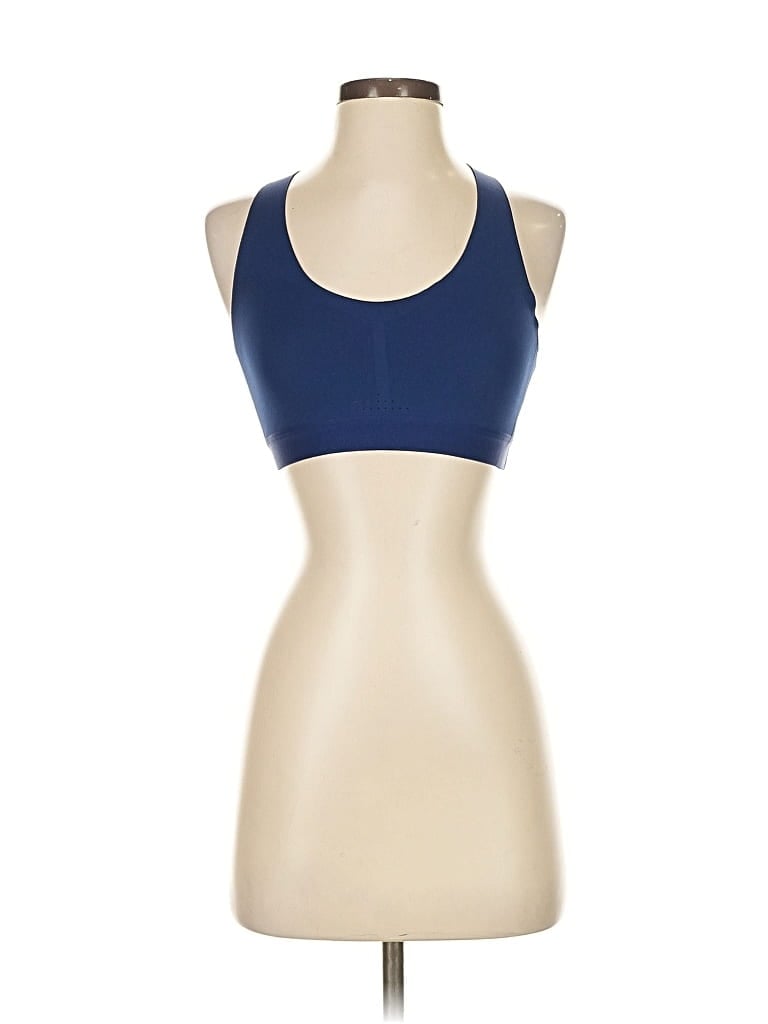 UNBRANDED Pre-owned Tank Top Blue Halter Neckline Tops