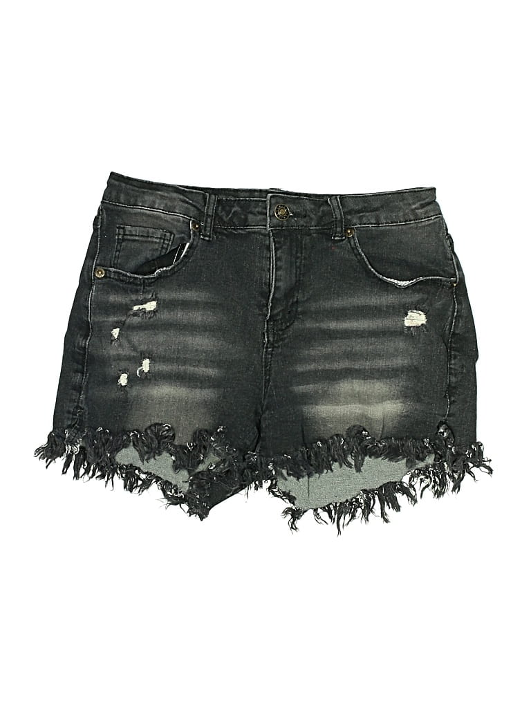 UNBRANDED Pre-owned Denim Shorts In Black