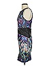 Bebe Graphic Blue Black Cocktail Dress Size S - photo 5