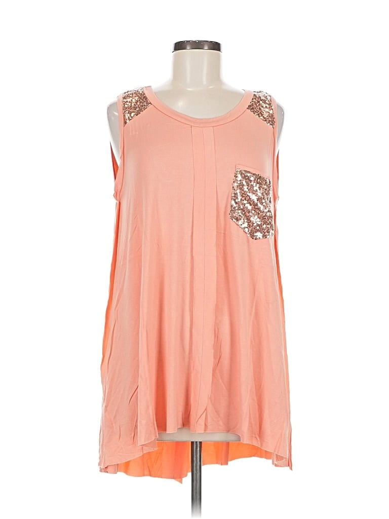 Pre-owned Pol Sleeveless Blouse In Orange