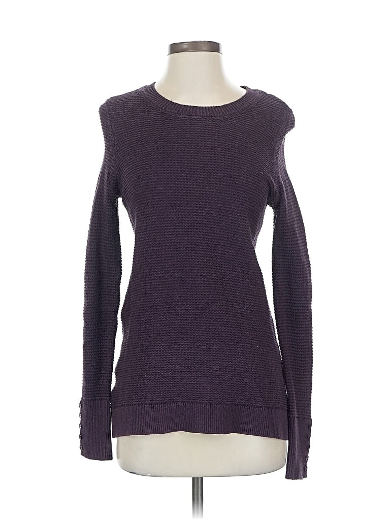 Pre-owned Ann Taylor Loft Pullover Sweater In Purple